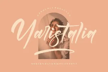 Yaristalia Modern Handwritten Font