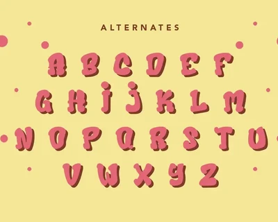 Sunday Cake - Cute Display Font