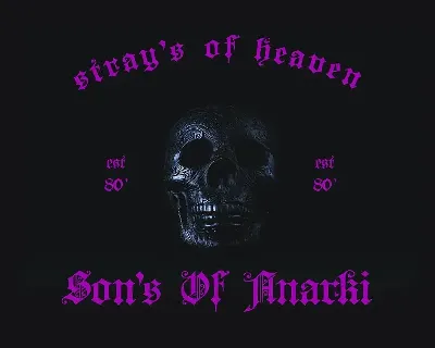 HeavensAngel - Gothic Fonts