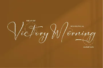 Victoryan Antecia Modern Signature Font