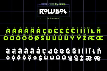 Rowbot font