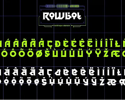 Rowbot font