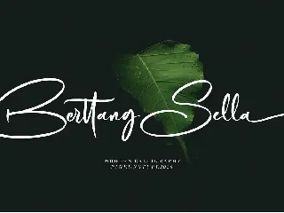 Berttang Sella font