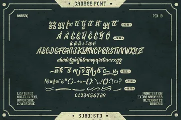 AMR Cadass font