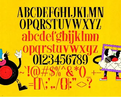 Jazzybam - Vintage Comical Serif Fonts