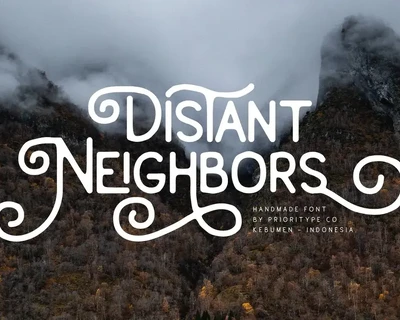 Distant Neighbors font
