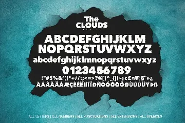 The Clouds Family font