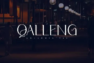 Qalleng - Sans Serif Font