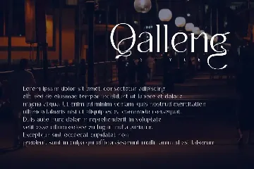 Qalleng - Sans Serif Font