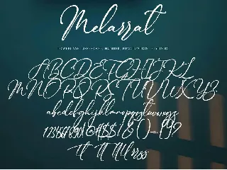 Melarrat font