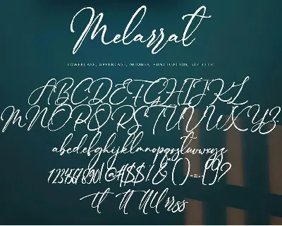 Melarrat font