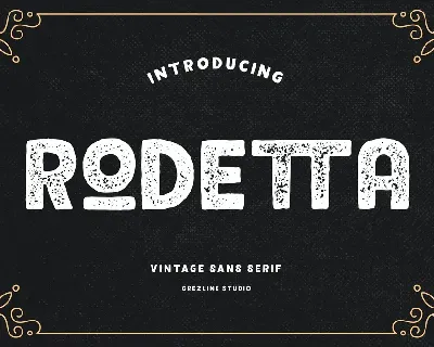 Rodetta - Vintage Font