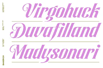 Billguva font