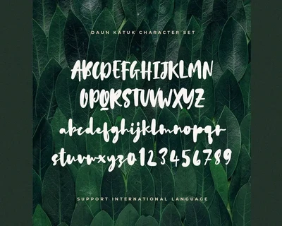 Daun Katuk - The Fresh Cute Font