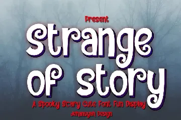 Strange Of Story font