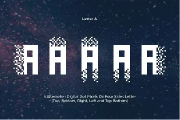 Pixel Bit - Modern Unique Futuristic Display Font