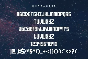 Pixel Bit - Modern Unique Futuristic Display Font