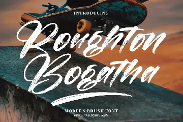 Roughton Bogatha Modern Brush Font