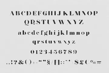 Opentype ligature font