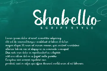 Shabellio - Script Font