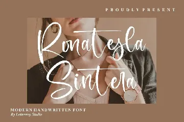 Ronatesla Sintera Modern Handwritten Font