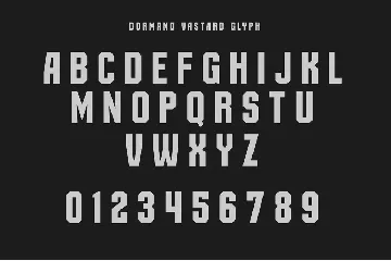 Dormand Vastard font