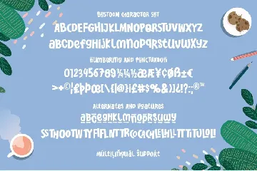 Bestoom - Playful Handwritten font