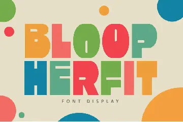 Bloop Herfit font