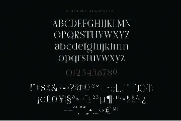 BLOVERLY font