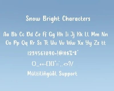 Snow Bright font