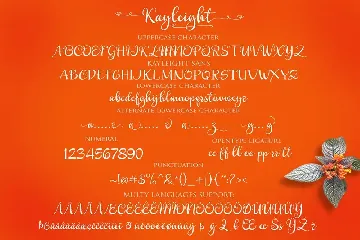 KAYLEIGHT Script font