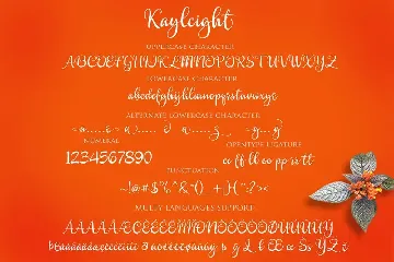 KAYLEIGHT Script font