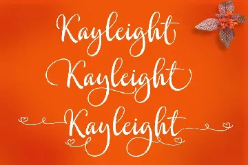 KAYLEIGHT Script font