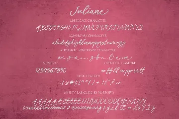 Juliane Brushscript font