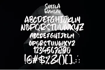 Sheila Ramlah font