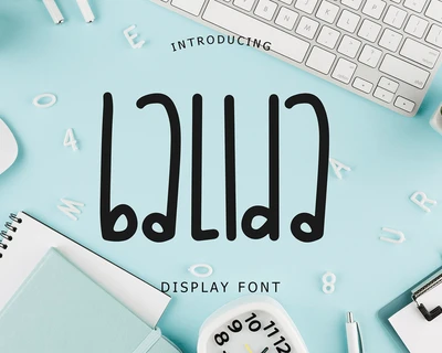 Balida Display Font