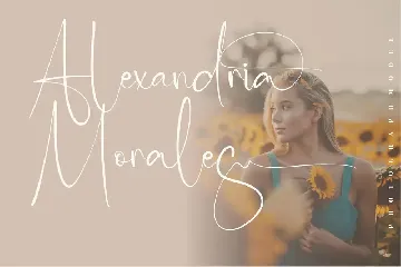 Renathalia Signature Script font