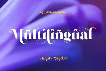 Beauty Balichot - A Decorative Serif font