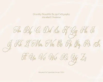 Giverthy font