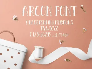 Arcon font