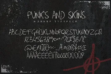 Punk's and Skins Typeface font