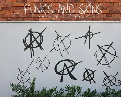 Punk's and Skins Typeface font