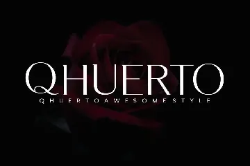 Qhuerto - Modern Serif Font