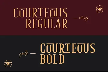 Courteous - Ligature Serif Font