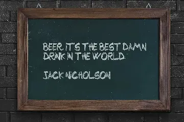 Beer Script Font