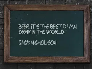 Beer Script Font