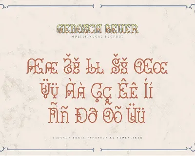 Genosca Beuer font