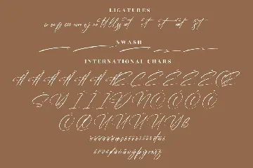 Rembulan Signature Modern Signature Font