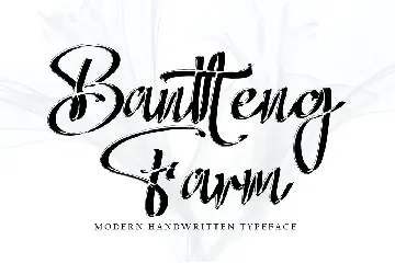 Banteng Farm font