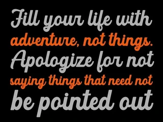 Adventure Script font